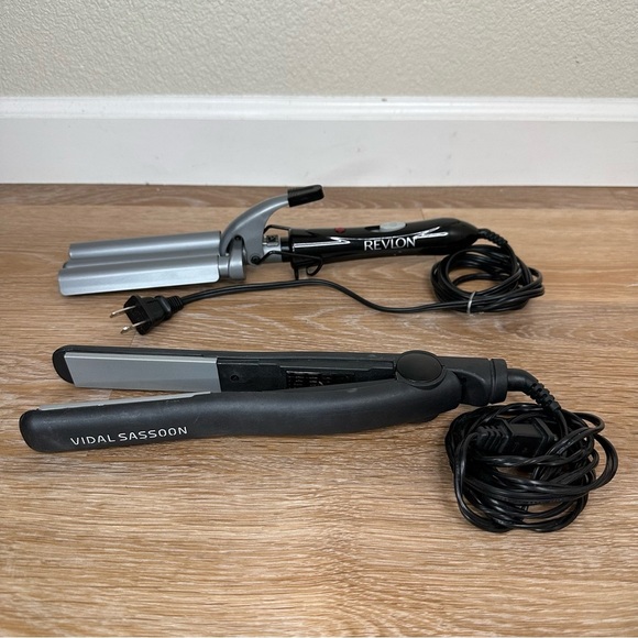 BUNDLE (2) Curling and Straightener Ceramic Hair Styling main image 9